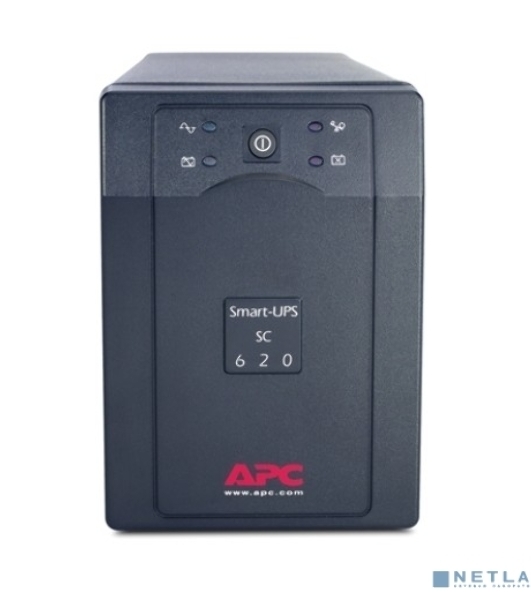 Источник бесперебойного питания APC Smart-UPS SC SC620I 390Вт 620ВА черный