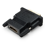 Переходник Cablexpert HDMI-DVI 19F/19M золотые разъемы, пакет, черный, фото3
