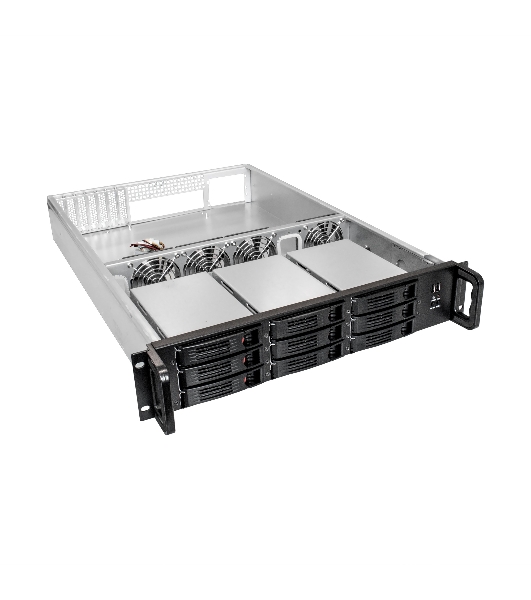 Серверный корпус ExeGate Pro 2U650-HS09 (RM 19', высота 2U, глубина 650, БП 2U-400ADS, 9xHotSwap, 2хUSB)