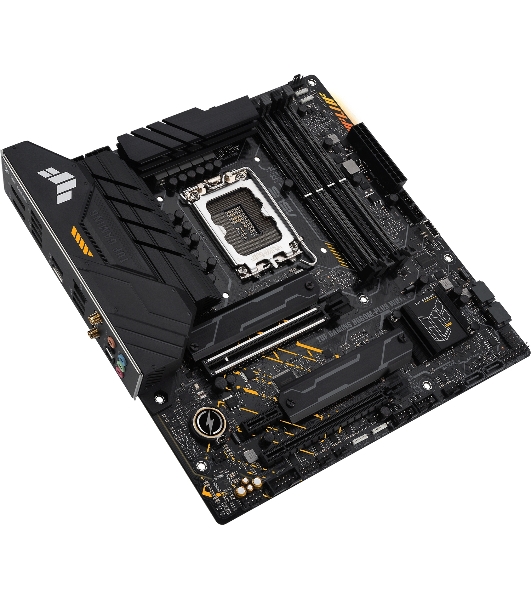 Материнская плата ASUS TUF GAMING B660M-PLUS WIFI, LGA 1700, Intel B660, 4xDDR5, 4xSATA, 2xM.2, 1xPCIe 5.0 x16, 1xPCIe 3.0 x4, 1xPCIe x1, 1xDP, 1xHDMI, 1x 2.5Gb LAN, 4xUSB-A 3.2 Gen 2, 1xUSB-A 3.2 Gen 1, 2xUSB 2.0, 1xUSB-C 3.2 Gen 2x2, 5x3.5 мм, 7.1, mATX