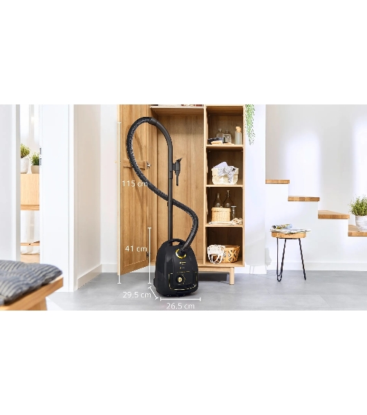 Пылесос Bosch BGL38GOLD черный/золотистый, 350/1700 Вт, уборка сухая, пылесборник мешок 4 л