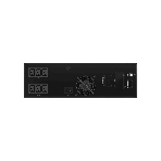 Источник бесперебойного питания линейно-интерактивный ДКС серии Info Rackmount Pro, 2000 ВА/1600 Вт,1/1, USB, RJ45, 6xIEC C13, Rack 3U, SNMP/AS400 slot, 3x9Aч, фото 1