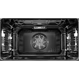 Встраиваемый духовой шкаф Kuppersberg KMW 612 Black с СВЧ, 45 см, 50л, 12 режимов, гидролизная очистка, черный