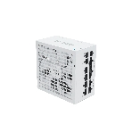 Блок питания SAMA G750 White (HAT-750yzB1G), 750W 80+ Gold (ATX, 3.1, PCIe 5.0, Full modular, 1x24(20+4)pin mesh 550мм, 2xCPU 8(4+4)pin 600mm+150мм, 2xPCIe*2 8(6+2)pin 550+150мм, 1x12VHPWR PCIe 5.1 12+4pin 600W 600мм, 3xSATA*3 450+150+150мм, 1xMOLEX4pin*3 450мм, Active, 140x140мм, 150x150x86mm, APFC, OVP, UVP, SCP, OCP, OTP, OPP, SIP, white), фото3