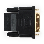 Переходник Cablexpert HDMI-DVI 19F/19M золотые разъемы, пакет, черный, фото4