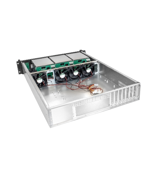 Серверный корпус ExeGate Pro 2U650-HS09 (RM 19', высота 2U, глубина 650, БП 2U-400ADS, 9xHotSwap, 2хUSB)