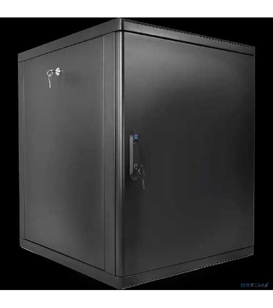 Шкаф телекоммуникационный ЦМО настенный разборный 15U (600 x 520) съемные стенки, дверь металл, черный (ШРН-М-15.500.1-9005)