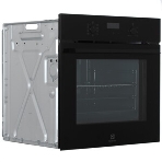 Встраиваемый духовой шкаф Electrolux EOF5H50BZ, Духовой шкаф электрический с конвекцией, приготовление на пару, объем 65 л, 8 режимов, очистка каталитическая, 2 стекла в дверце, направляющие проволочные, черный, фото10