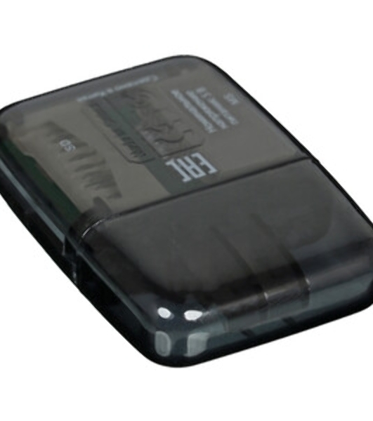 Кард-ридер Buro BU-CR-110 черный/MMC/MS/MS Duo/MS Micro M2/MS Pro/RS-MMC/SD/SDHC/TF/micro-SD/miсro-SDHC/USB 2.0/пластик