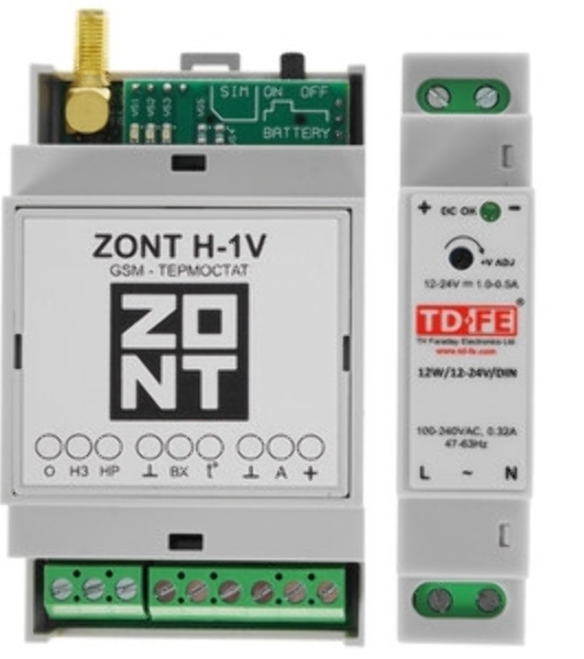 Термостат ZONT H-1V NEW (GSM + Wi-Fi)