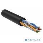 Витая пара ITK LC3-C604-129 U/UTP кат.6 4x2x23AWG LSZH черный (305м), фото 1