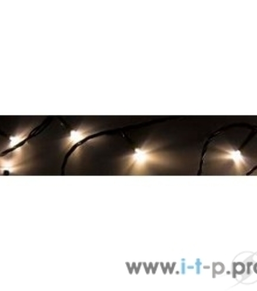 Гирлянда Neon-night 'Твинкл Лайт' 6 м, темно-зеленый ПВХ, 40 LED, теплый белый