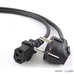 Кабель питания Cablexpert PC-186-1-5M, 5м, Schuko- C13, 3x1кв.мм, черный, с заземлением, пакет, фото7