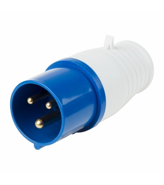 Вилка Rexant 013 переносная 2Р+РЕ 16А 220В IP44