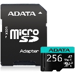 Флеш карта MICRO SDXC 256Gb W/AD. AUSDX256GUI3V30SA2-RA1 ADATA, фото2