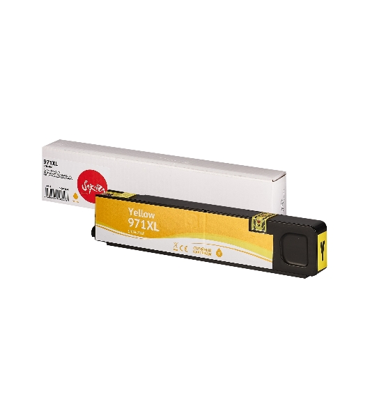 Картридж струйный Sakura CN628AE (№971XL Yellow) для HP, желтый, 110 мл., 7000 к.