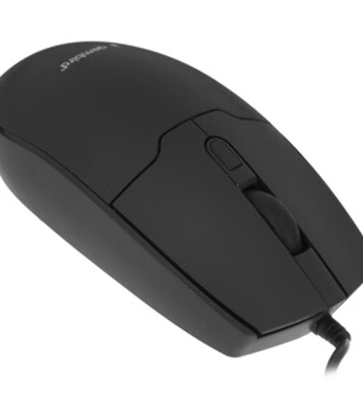 Мышь проводная Gembird MOP-430 черный, 1600 dpi, USB, кнопки - 4