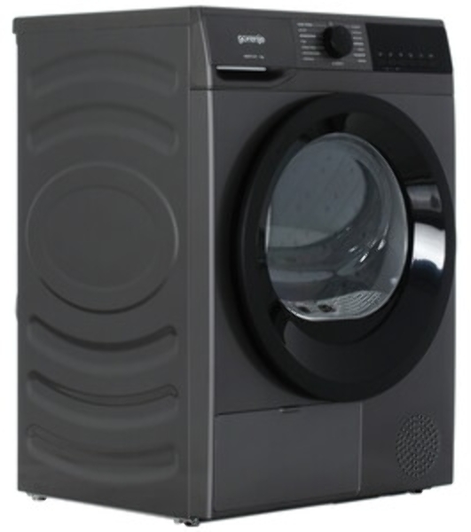 Сушильная машина Gorenje D2HNE82/C серый, 8 кг, сушка - тепловой насос, программ - 15, 59.5 x 84.5 x 58 см