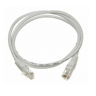 Патч-корд LANMASTER LSZH UTP cat.5e, 0.5 м, серый