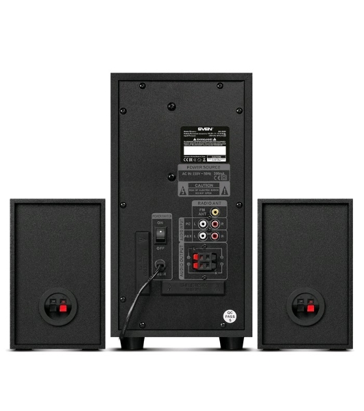 Акустическая система SVEN AC MS-2055, черный (55Вт, FM-тюнер, USB/SD, дисплей, ПДУ, Bluetooth)