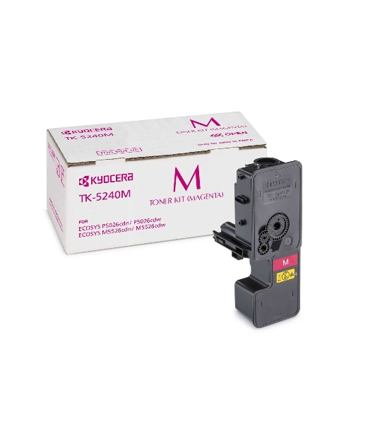 Картридж лазерный Kyocera TK-5240M (1T02R7BNL0) пурпурный для P5026cdn/cdw, M5526cdn/cdw 3000 стр.