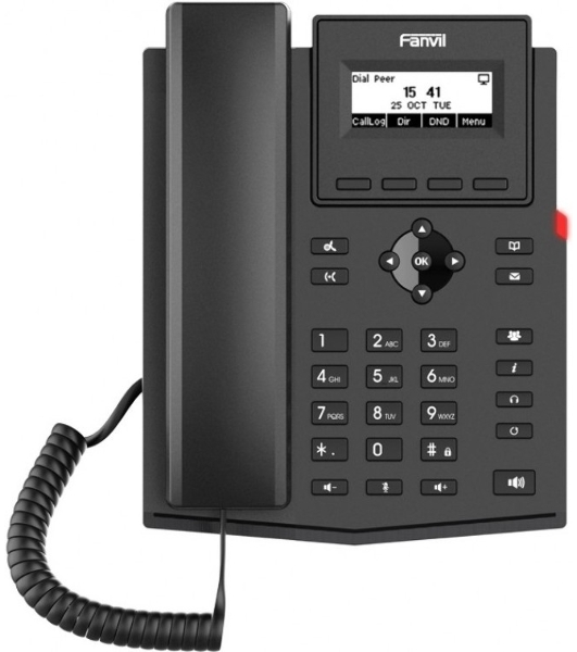 Телефон IP Fanvil X301 черный