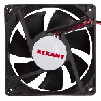 Вентилятор для корпуса Rexant RX 8025MS 24VDC черный, 80 мм, 2600 об/мин, 30 дБ, 2 pin, фото2