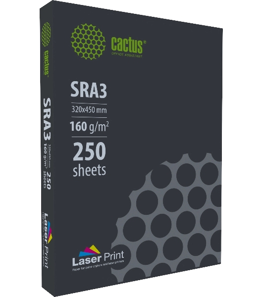 Бумага Cactus CS-LPSRA3160250 SRA3/160г/м2/250л./белый для лазерной печати