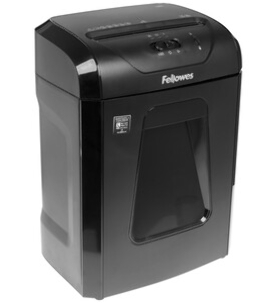 Шредер Fellowes PowerShred 12C FS-71201 DIN P-4, 4х40мм, 12лст., 18лтр.,Safety Lock