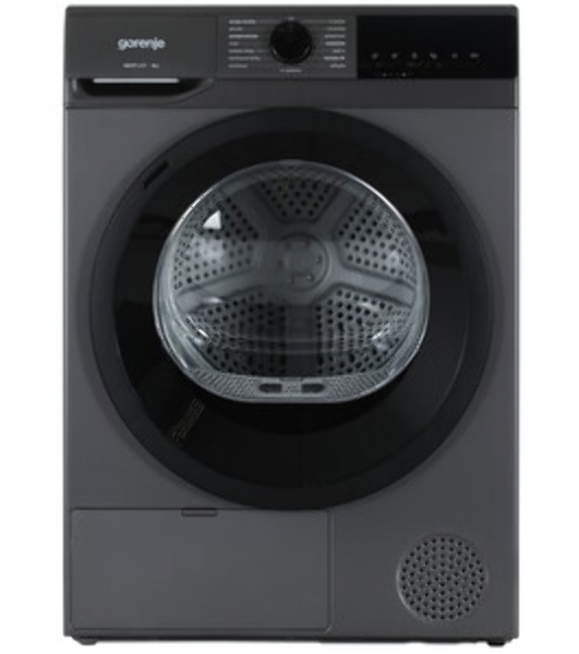 Сушильная машина Gorenje D2HNE82/C серый, 8 кг, сушка - тепловой насос, программ - 15, 59.5 x 84.5 x 58 см