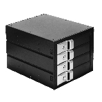 Корзина для HDD ExeGate EX264645RUS HS435-01 (универсальная, на 4*3,5' SATA/SAS HDD, занимает 3*5,25' отсека), фото4