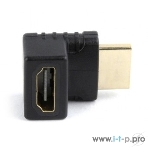 Переходник HDMI-HDMI Cablexpert A-HDMI270-FML, 19F/19M, угловой соединитель 270 градусов, золотые разъемы, пакет, фото7
