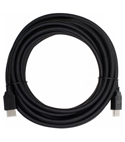 Кабель аудио-видео Cactus CS-HDMI.2-5 HDMI (m)/HDMI (m) 5м. позолоченные контакты черный