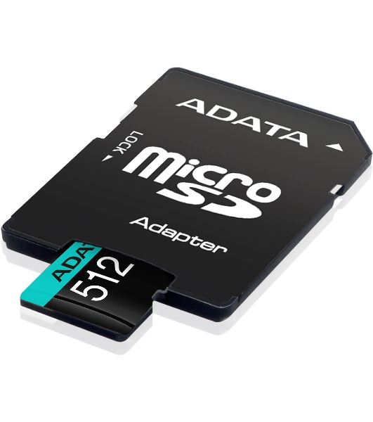 Флеш карта MICRO SDXC 512Gb W/AD. AUSDX512GUI3V30SA2-RA1 ADATA