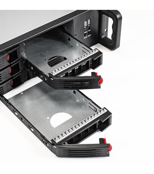 Серверный корпус ExeGate Pro 2U650-HS09 (RM 19', высота 2U, глубина 650, БП 2U-1080ADS, 9xHotSwap, 2*USB)