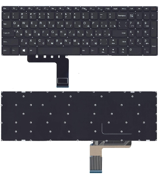 Клавиатура для ноутбука Lenovo IdeaPad 110-15IBR черная