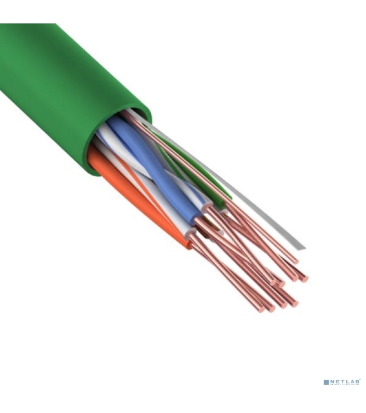 Кабель информационный Rexant cat.5e U/UTP 4 пары 24AWG нг(А)-LSLTx внутренний 305м зеленый