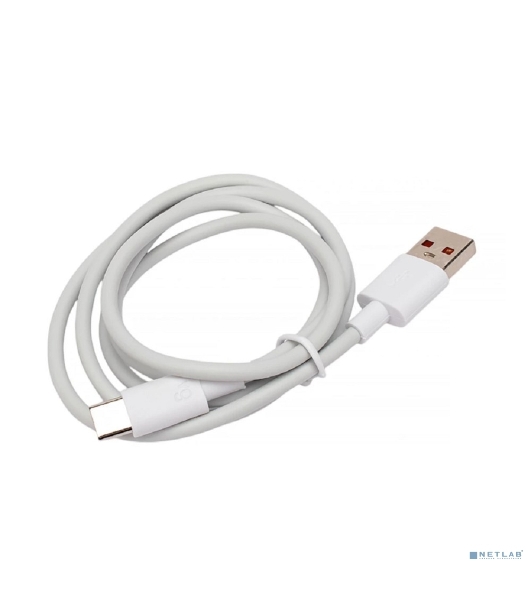 Кабель USB2.0 Cablexpert CC-USB2-AMCM-66W-1M-W, AM/Type-C, 6A, 66Вт, QC3.0, 1м, медь, белый, пакет