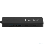 Разветвитель USB3.1 Gembird UHB-C425, 2xUSB, 2xType-C, с доп.питанием (порт Type-C), кабель Type-C 19см, фото5