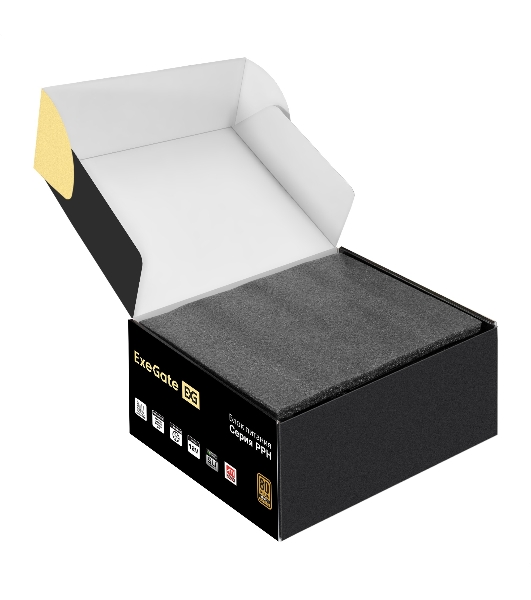 Блок питания 750W ExeGate 80 PLUS Bronze 750PPH-S (ATX, APFC, SC, КПД 85% (80 PLUS Bronze), 12cm fan, 24pin, 2x(4+4)pin, 4xPCI-E, 8xSATA, 4xIDE, кабель 220V 1,8м с защитой от выдергивания, black, Color Box)