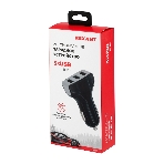 Зарядное устройство в прикуриватель Rexant 3 x USB, 1000mA, черный, фото3