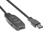 Кабель-адаптер USB3.0-repeater, удлинительный активный Am-->Af 15м QUST/qust, фото9