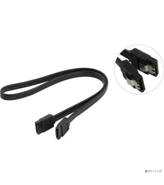 Кабель 5bites SATA2-750S-BK SATA, V2.0, 0.5M, черный