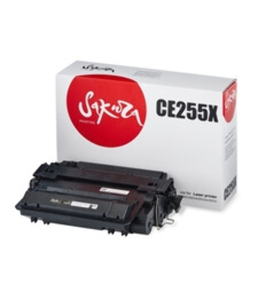 Картридж лазерный Sakura CE255X для HP LaserJet P3015/3015d/3015dn/3015x, черный, 12500 к.