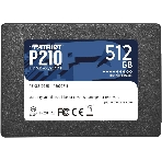 Накопитель SSD Patriot P210, 512Gb, SATA III, 2.5', R/W 520/430, фото 1