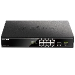Коммутатор D-Link DGS-1010MP/A1A, 9×1 Гбит/с + 1×1 Гбит/с SFP, неуправляемый, фото5