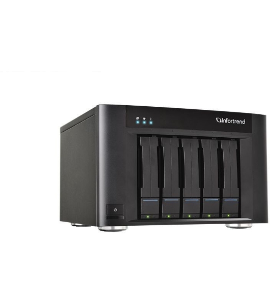 Система хранения данных Infortrend EonStor GSe Pro 100 5bay. Intel Atom 2.4GHz 4C CPU, 1x4GB non-ECC , 4x1GbE(RJ45), 2x USB 2.0, 2x USB 3.0, 1x Host Board slot, 1xPSU and 5 drive trays (GSe Pro 105-C)