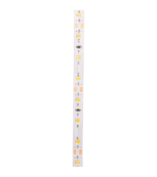 Лента светодиодная Rexant 12В, SMD2835, 9,6Вт/м, 60 LED/м, 3000K, 8мм, 5м, IP20