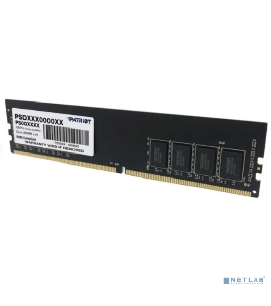 Оперативная память Patriot Signature, DDR4, 16GB (1x16 GB), 2666 MHz, CL19, DIMM
