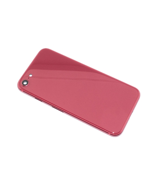 Задняя крышка (корпус) в сборе с рамкой для Apple iPhone SE3 красный